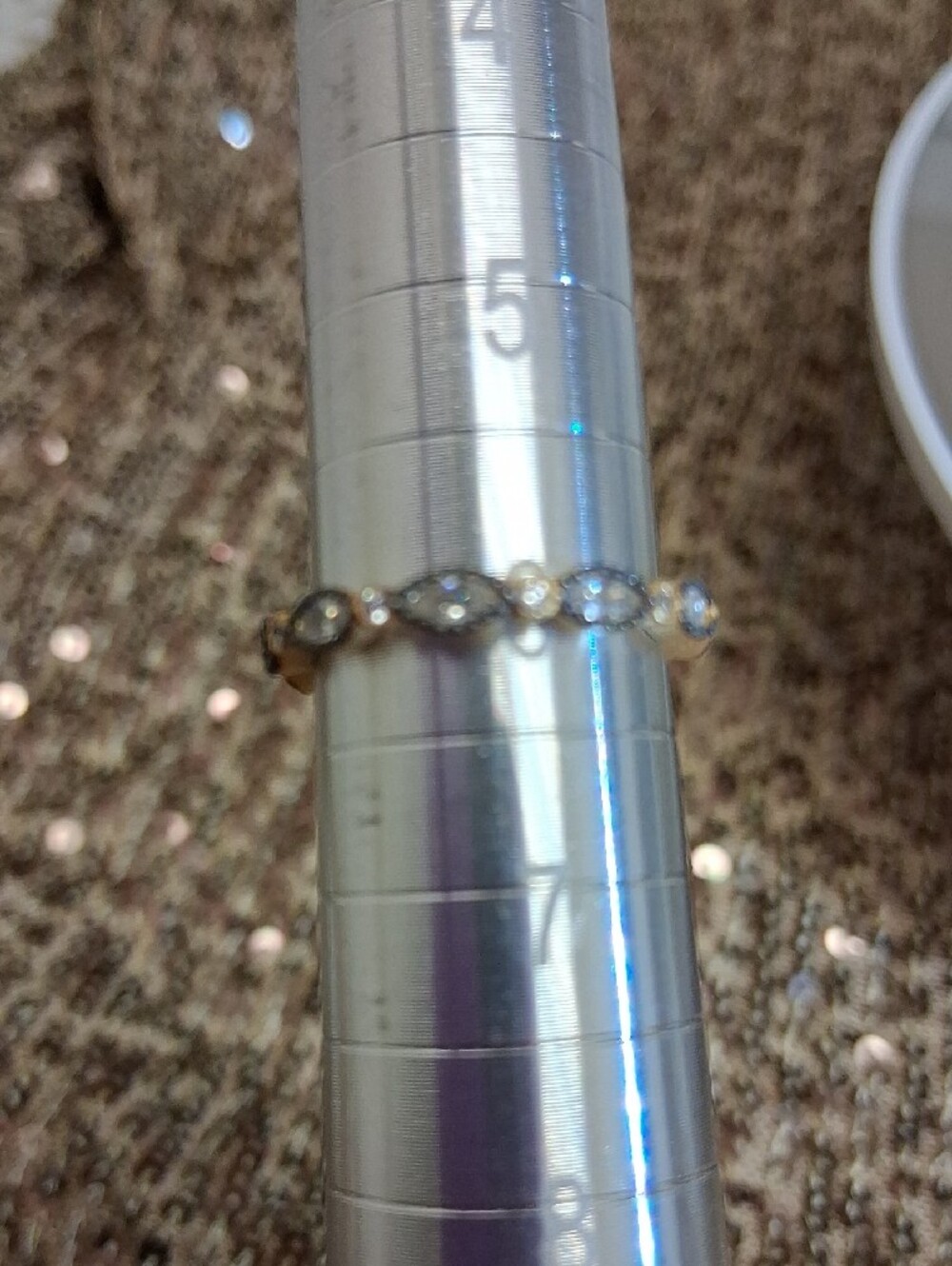 3 Piece Eternity Stacking Ring Set - Picture 5 of 5